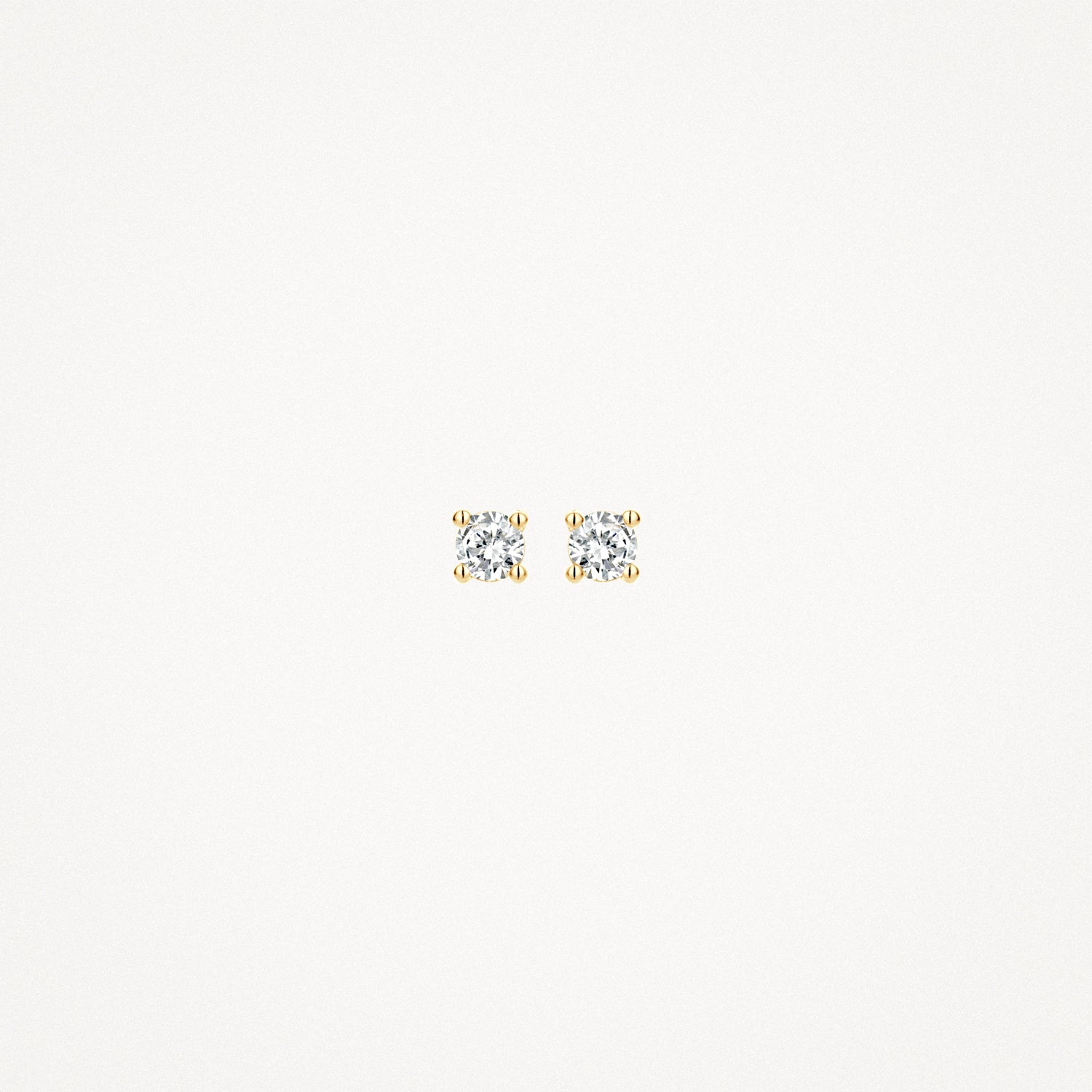 Puces d'oreilles 7602WDI — Or blanc avec diamants