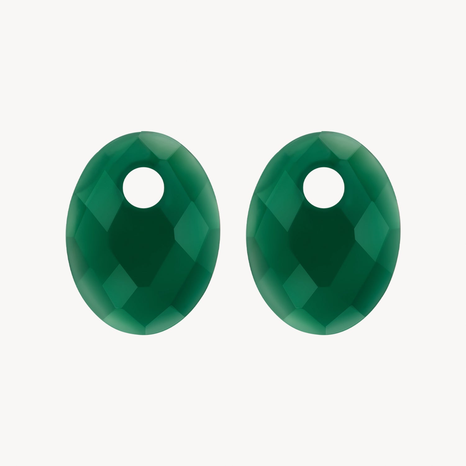 Ear Charms 810GAGO - Green Agate