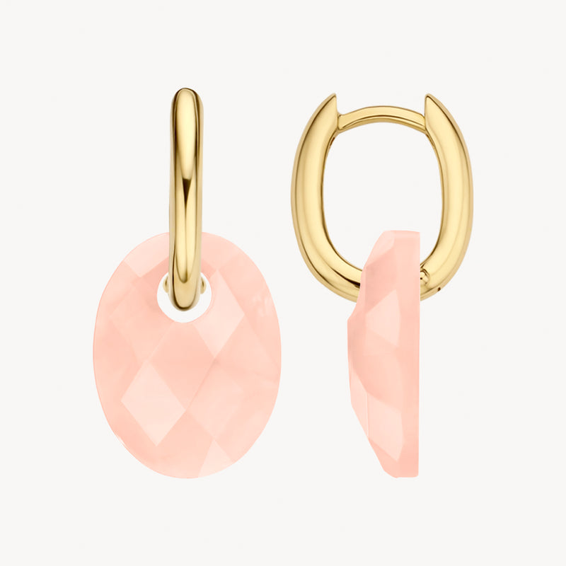 Oorbedels 810PIQO - Rose Quartz