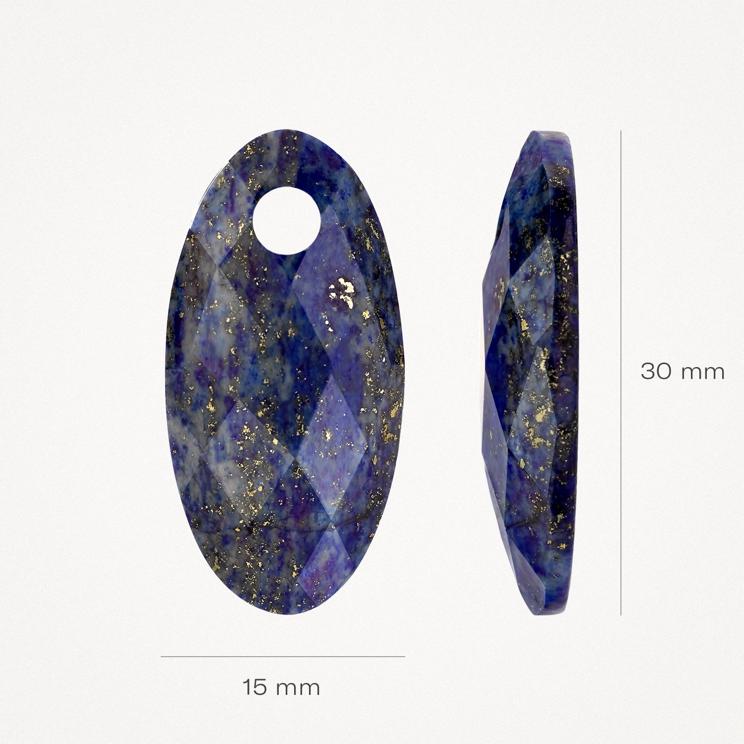 Breloques d'oreilles 820LAPL - Lapis lazuli