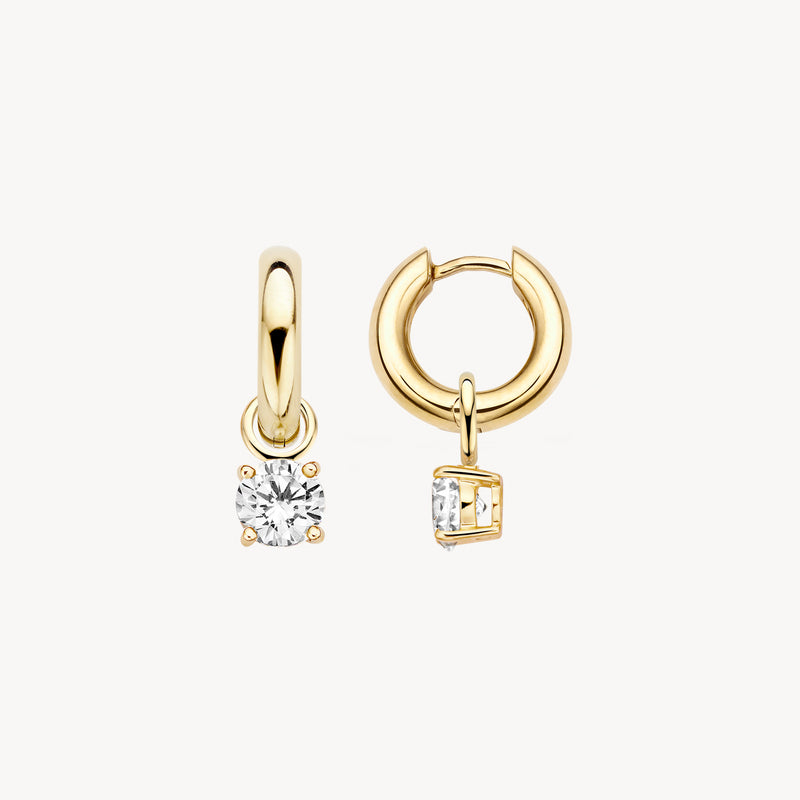 Ear Charms 9045YZI - 14k Yellow Gold with Zirconia