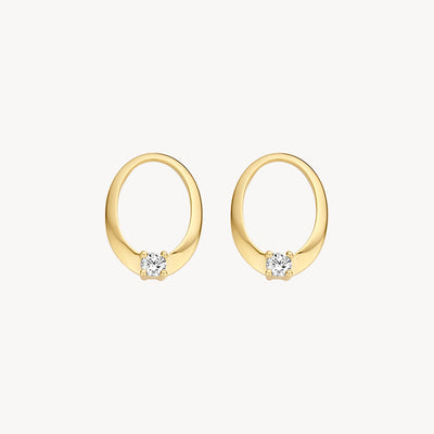 Ear Charms 9052YZI - 14k Yellow Gold with Zirconia