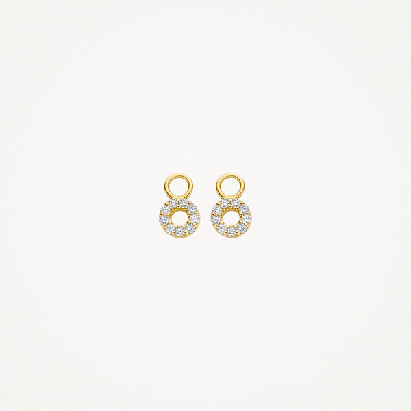 Ear Charms 9065YZI - 14k Yellow gold with zirconia