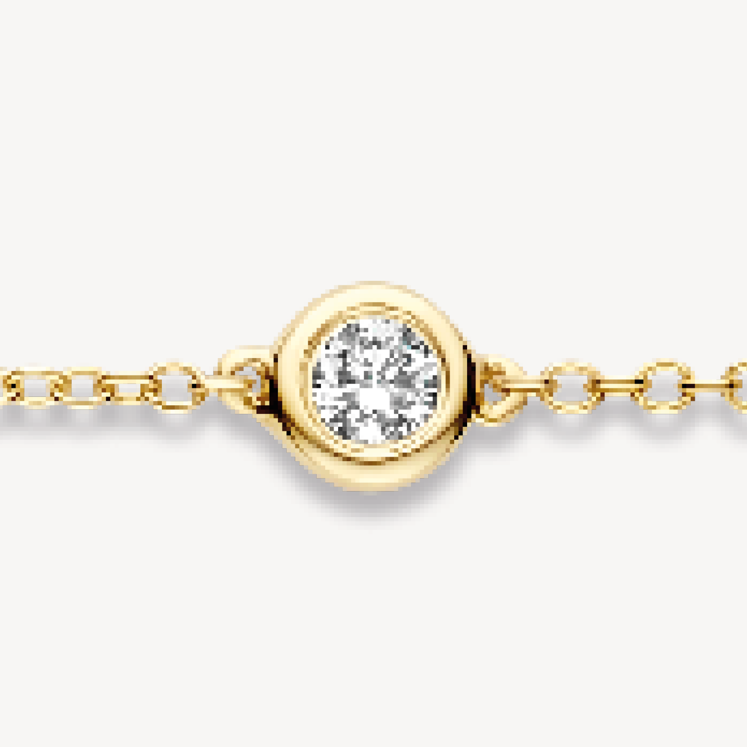 Bracelet en or jaune 14 carats diamant de mariage coupe ronde 1,25 ct Bracelet en or jaune 14 carats diamant de mariage coupe ronde 1,25 ct