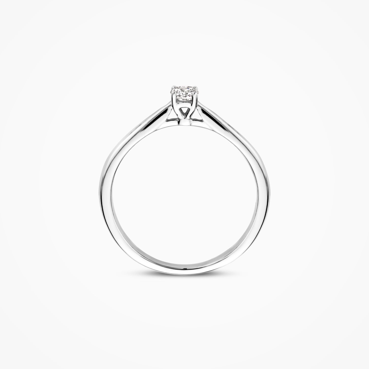 Lab diamonds ring LG1000W - 14k Witgoud