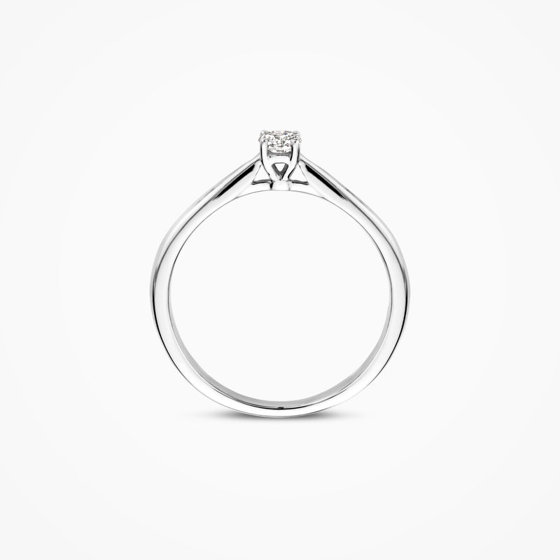 Lab diamonds ring LG1000W - 14k White gold