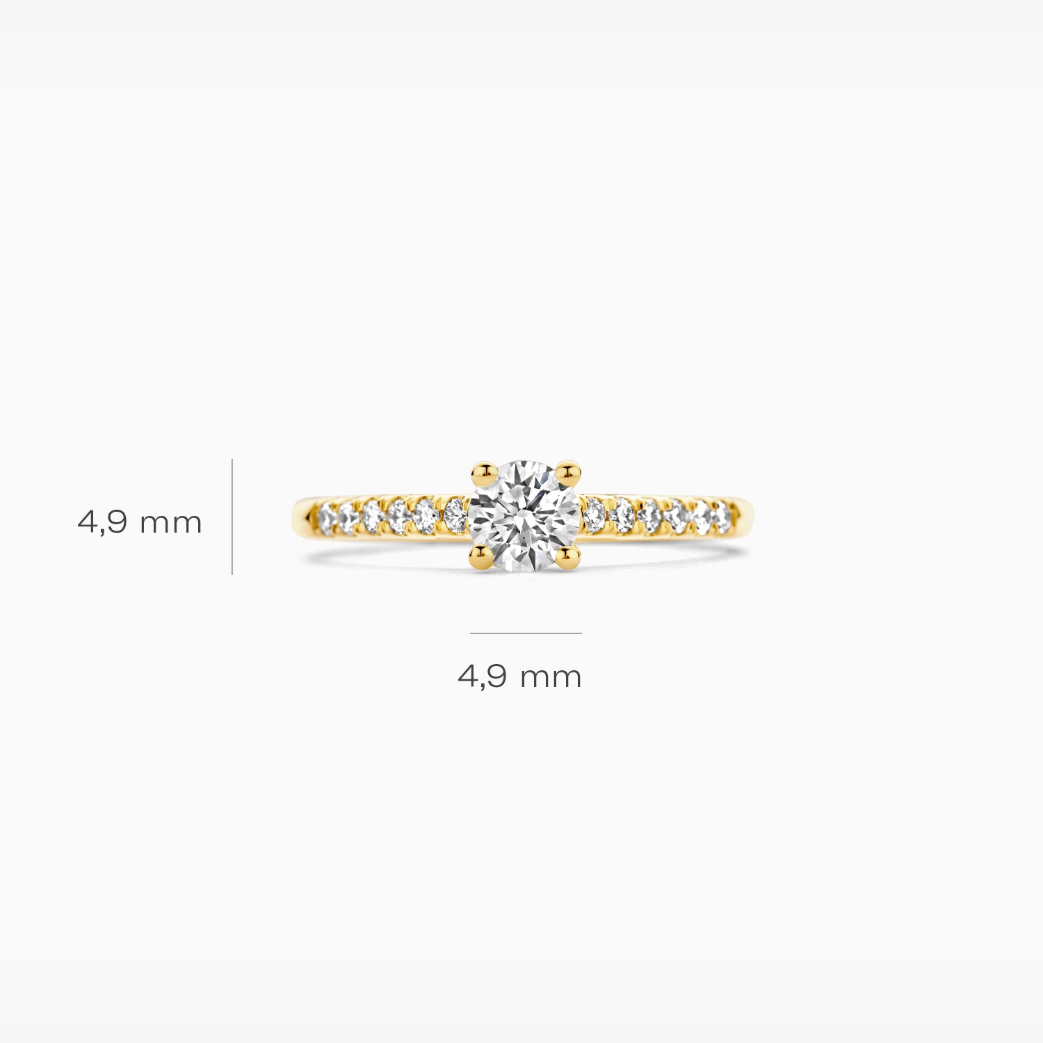 Lab diamonds Ringe LG1006Y - 585er Gelbgold