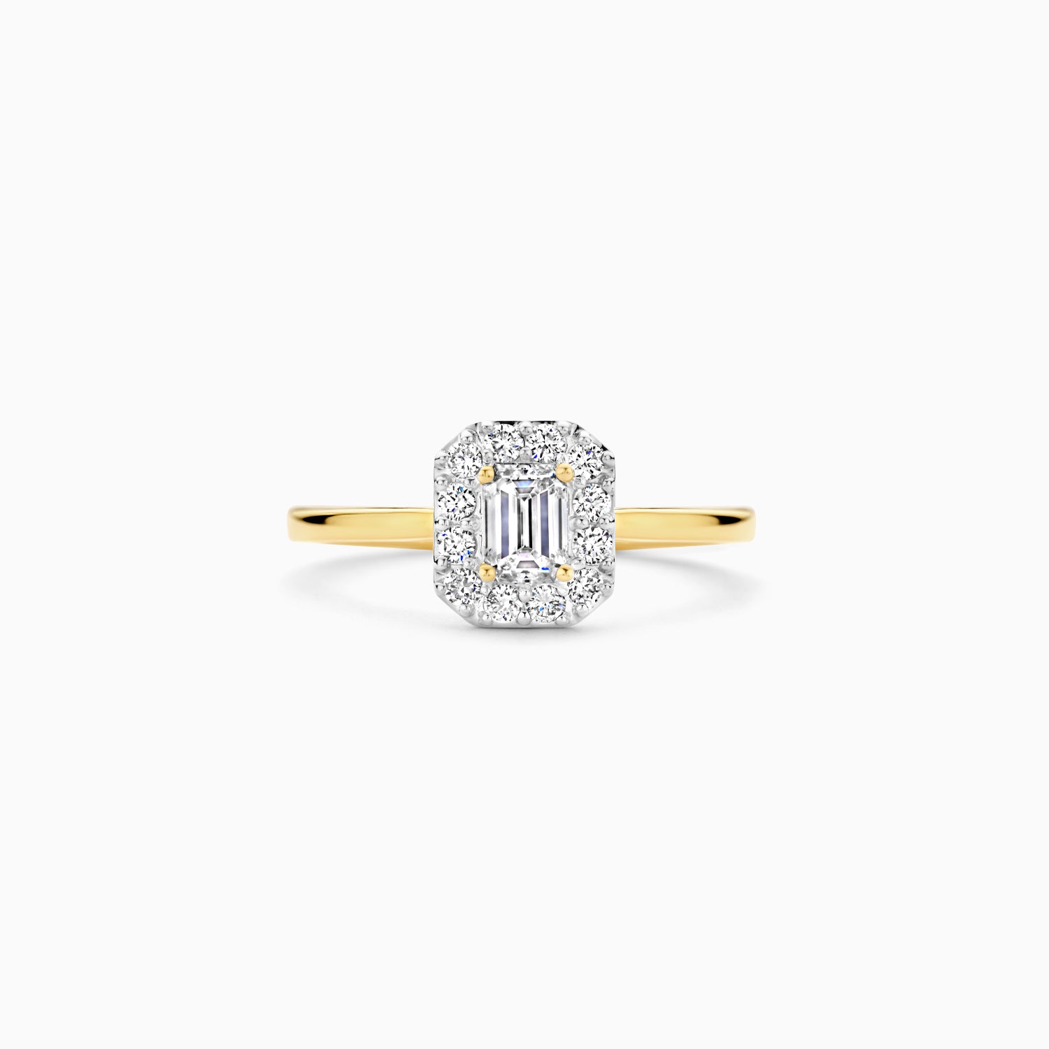 Lab diamonds bague LG1011Y - Or jaune 14k