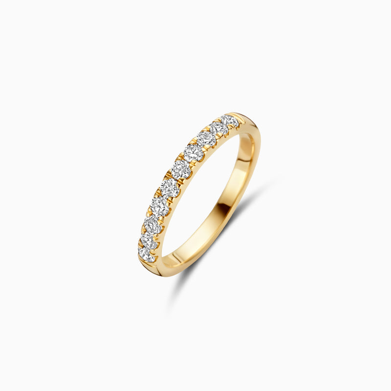 Lab diamonds ring LG1014Y - 14k Yellow gold