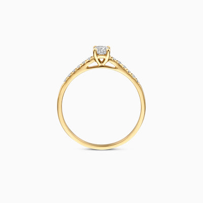 Lab Diamonds Ring LG1017Y - 14k Yellow Gold