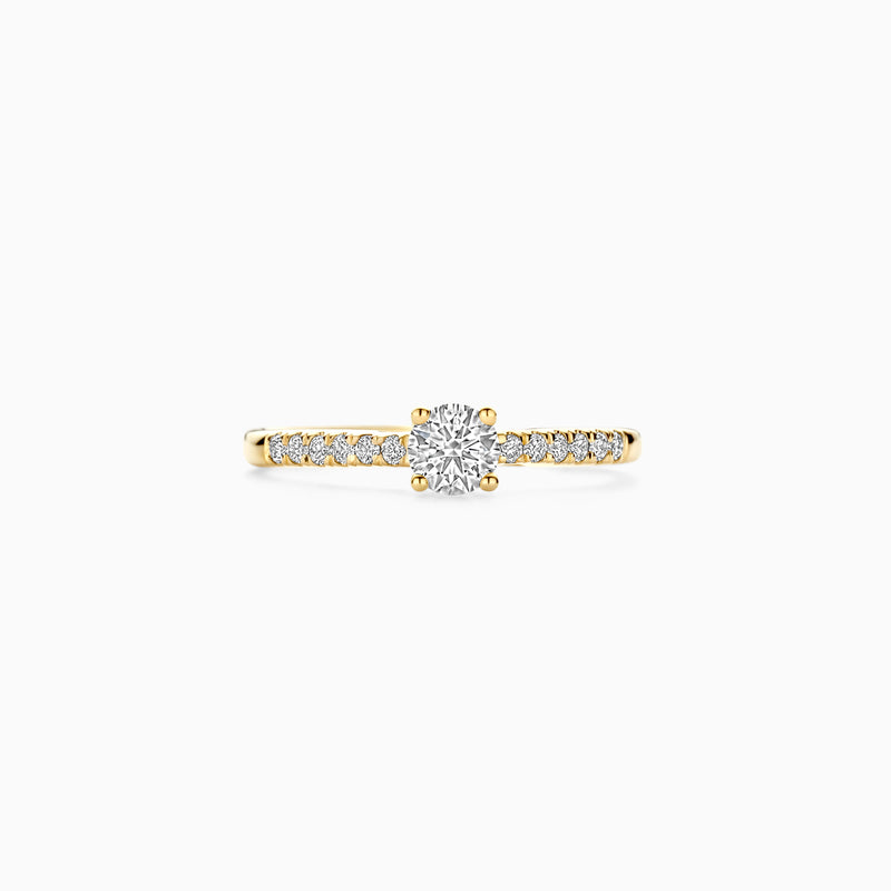 Lab Diamonds Ring LG1018Y - 14k Yellow Gold