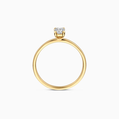 Lab Diamonds Ring LG1020Y - 14k Yellow Gold