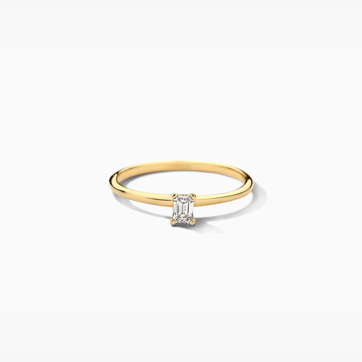 Bague diamants de laboratoire LG1029Y - Or 14 carats