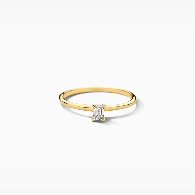 Bague diamants de laboratoire LG1029Y - Or 14 carats
