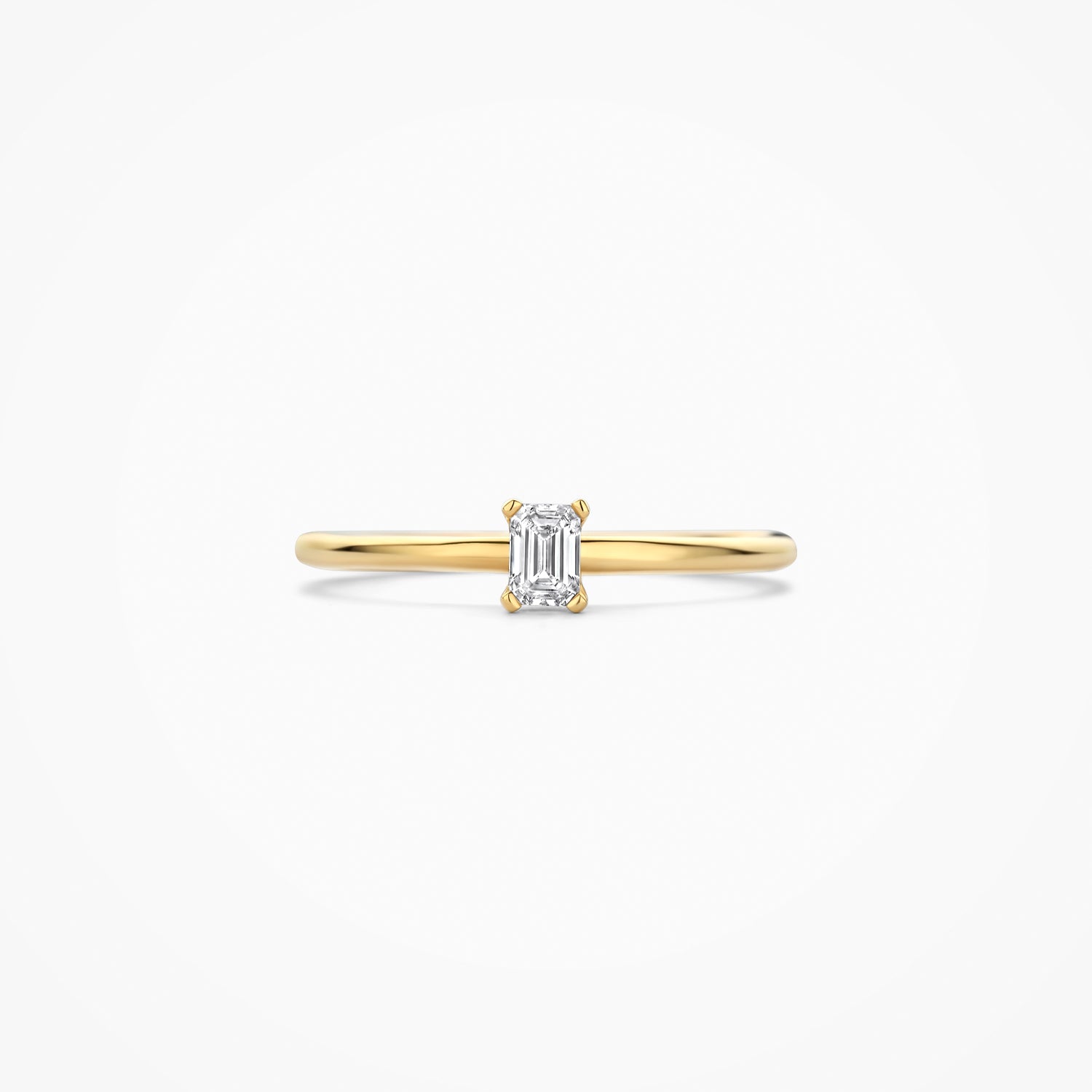 Bague diamants de laboratoire LG1029Y - Or 14 carats