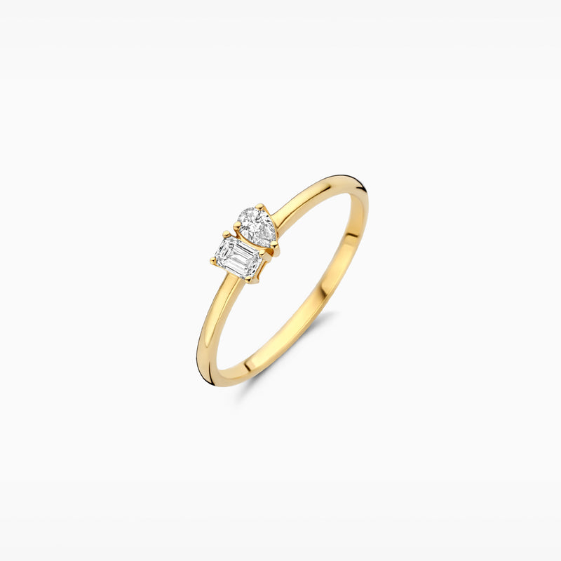 Labordiamanten Ring LG1030Y - 585er Gold