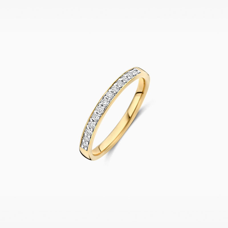 Bague avec Diamants de laboratoire LG1033Y - 14k Or