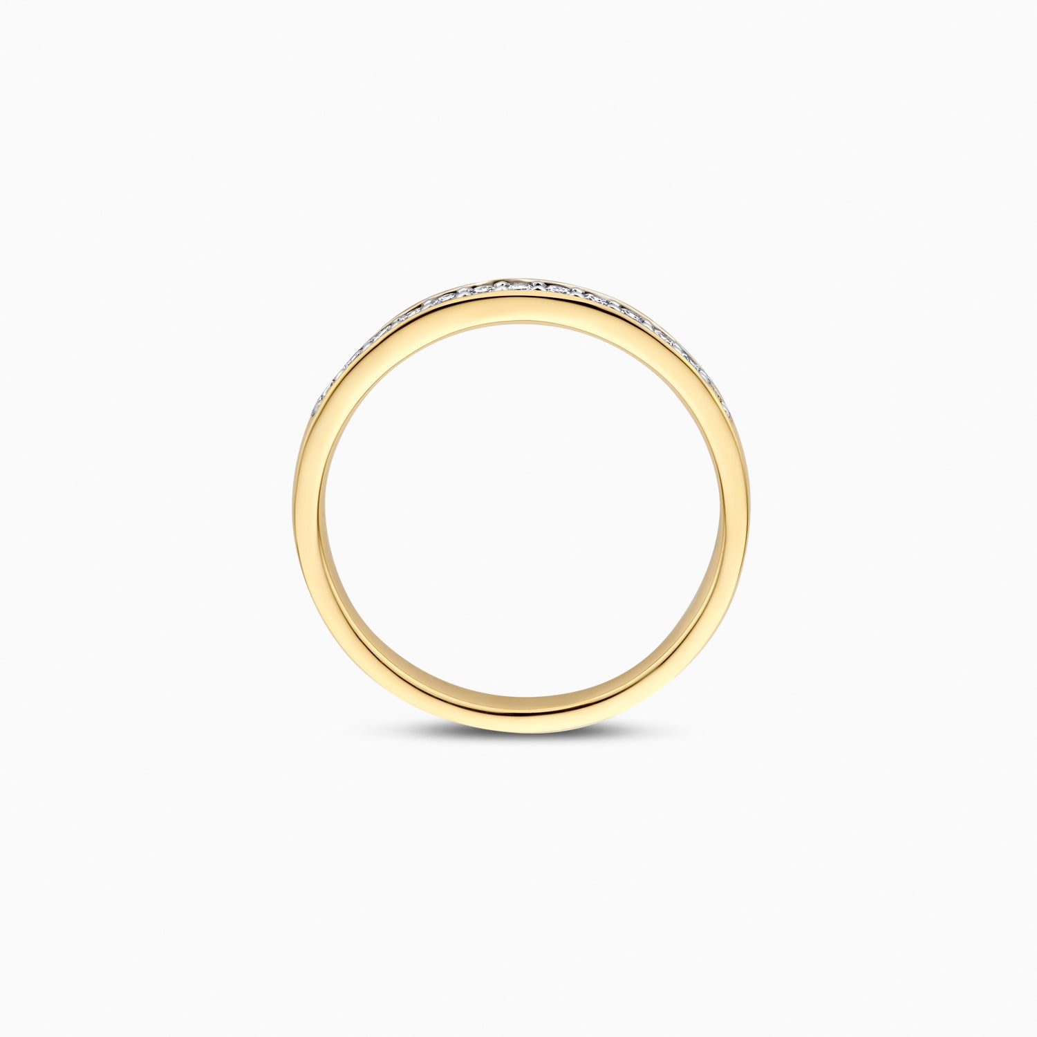 Bague avec Diamants de laboratoire LG1033Y - 14k Or