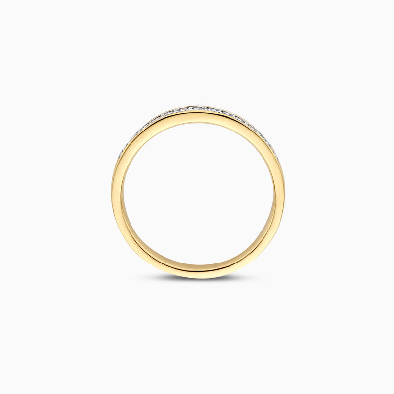 Bague avec Diamants de laboratoire LG1033Y - 14k Or