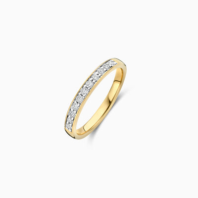 Lab diamonds ring LG1034Y - 14k Gold