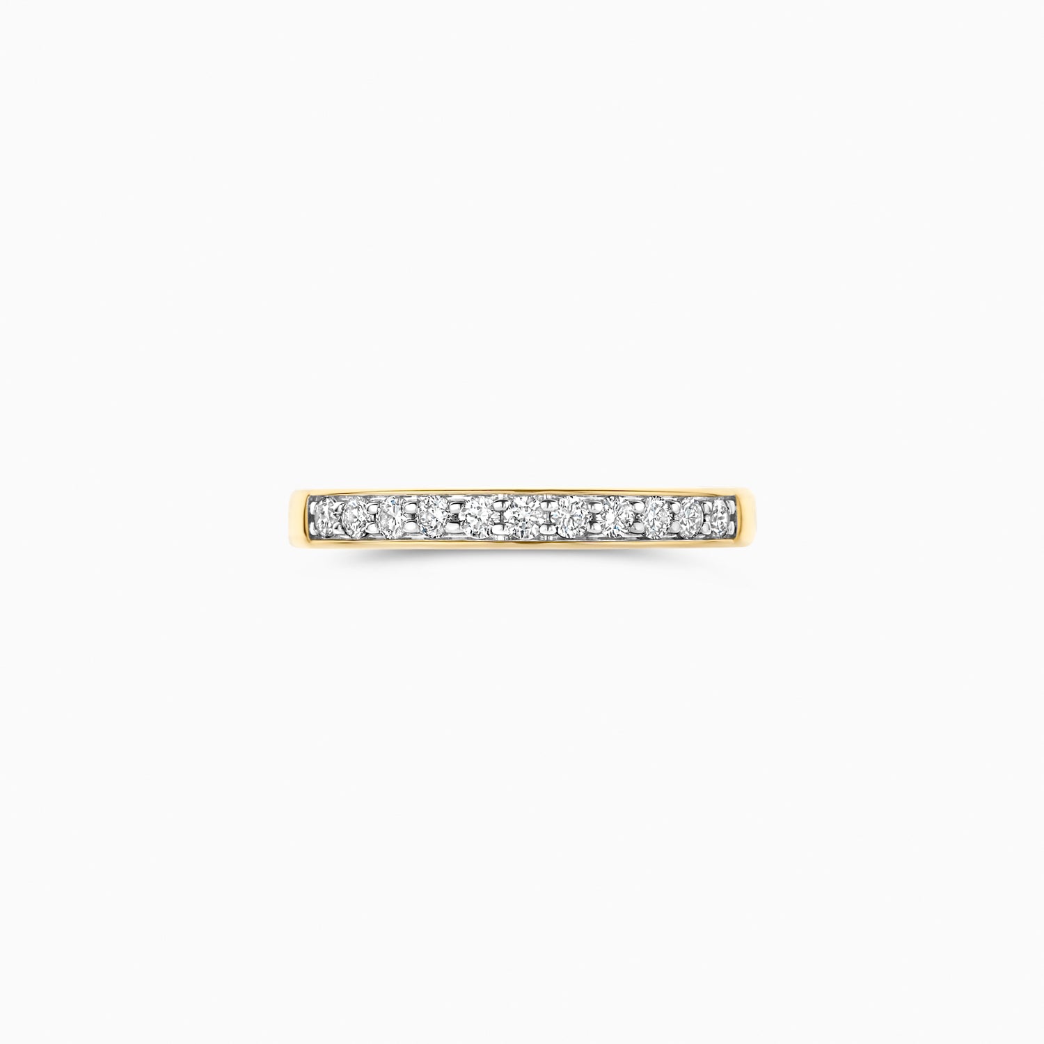 Bague avec diamants de laboratoire LG1034Y - 14k Or