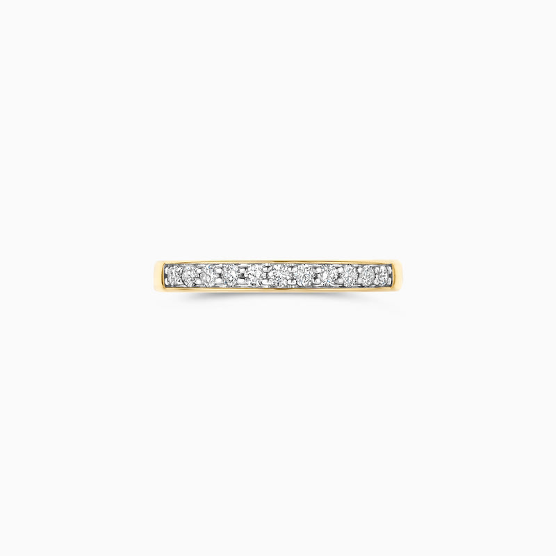 Bague avec diamants de laboratoire LG1034Y - 14k Or