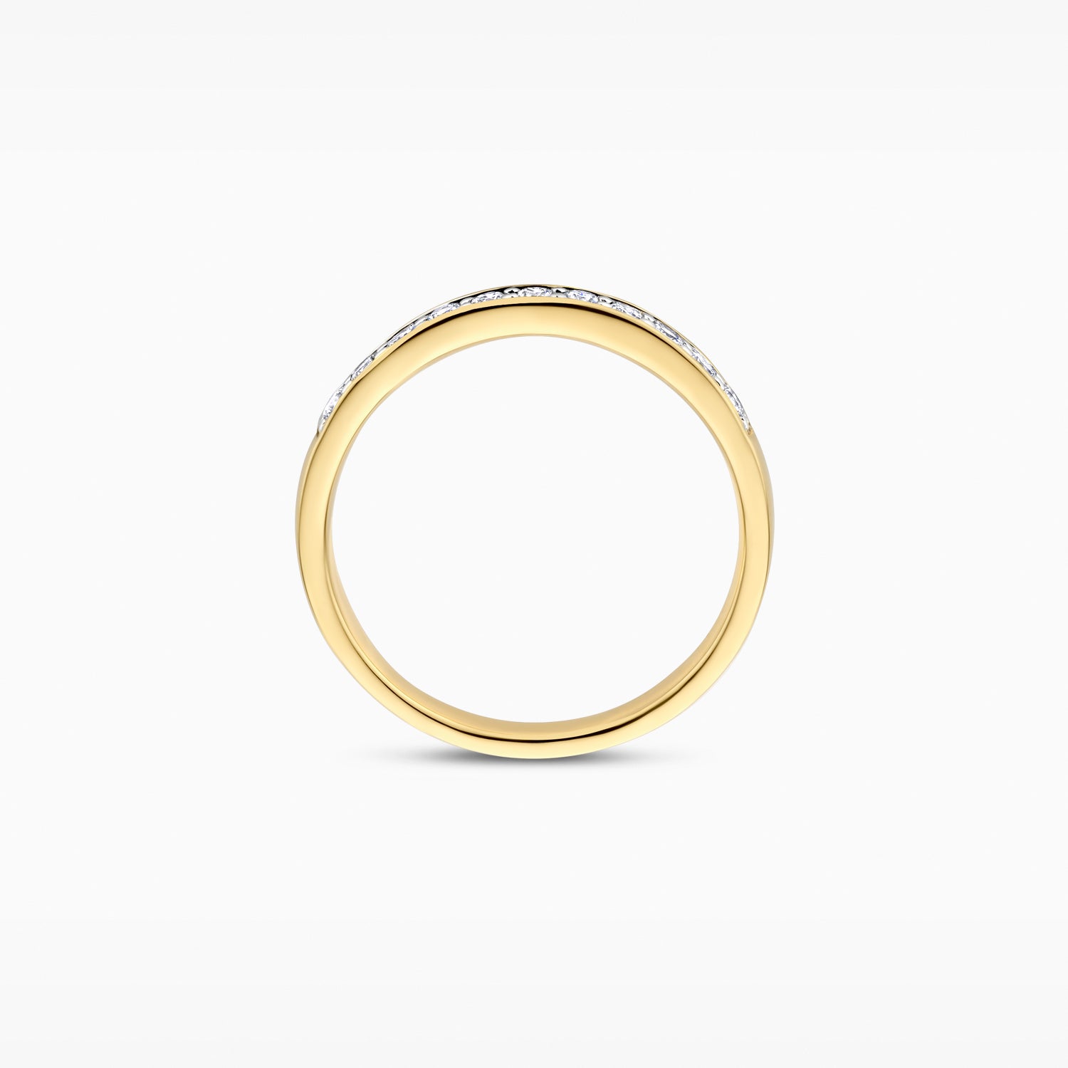 Bague avec diamants de laboratoire LG1034Y - 14k Or