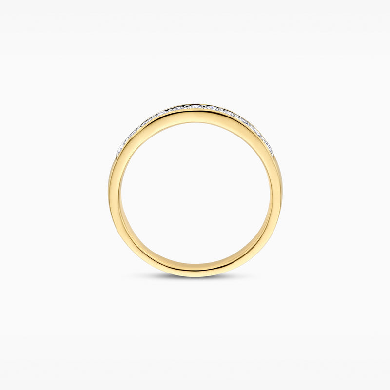 Bague avec diamants de laboratoire LG1034Y - 14k Or