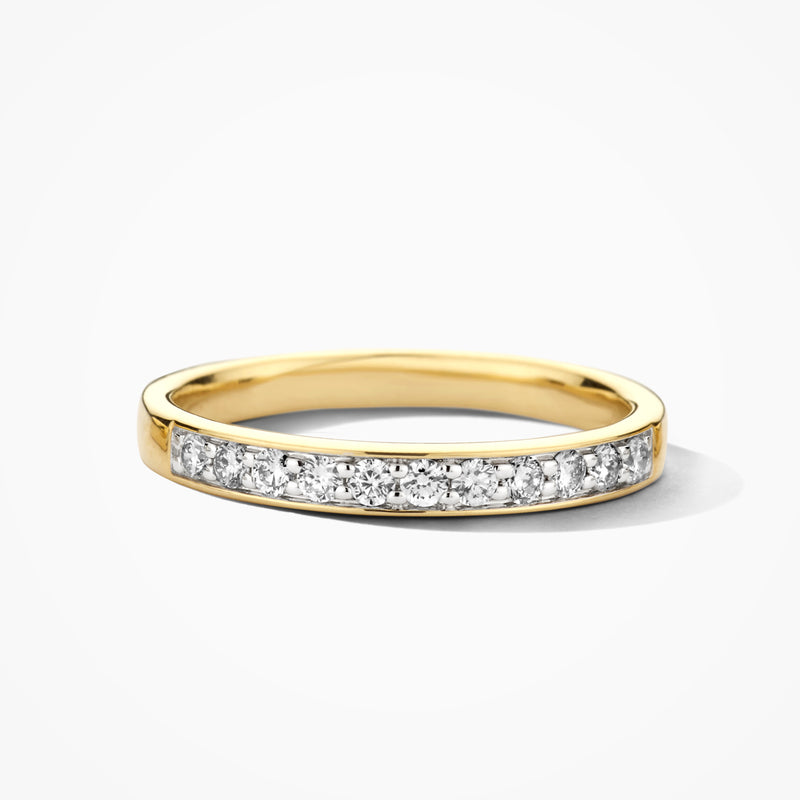 Bague avec diamants de laboratoire LG1034Y - 14k Or