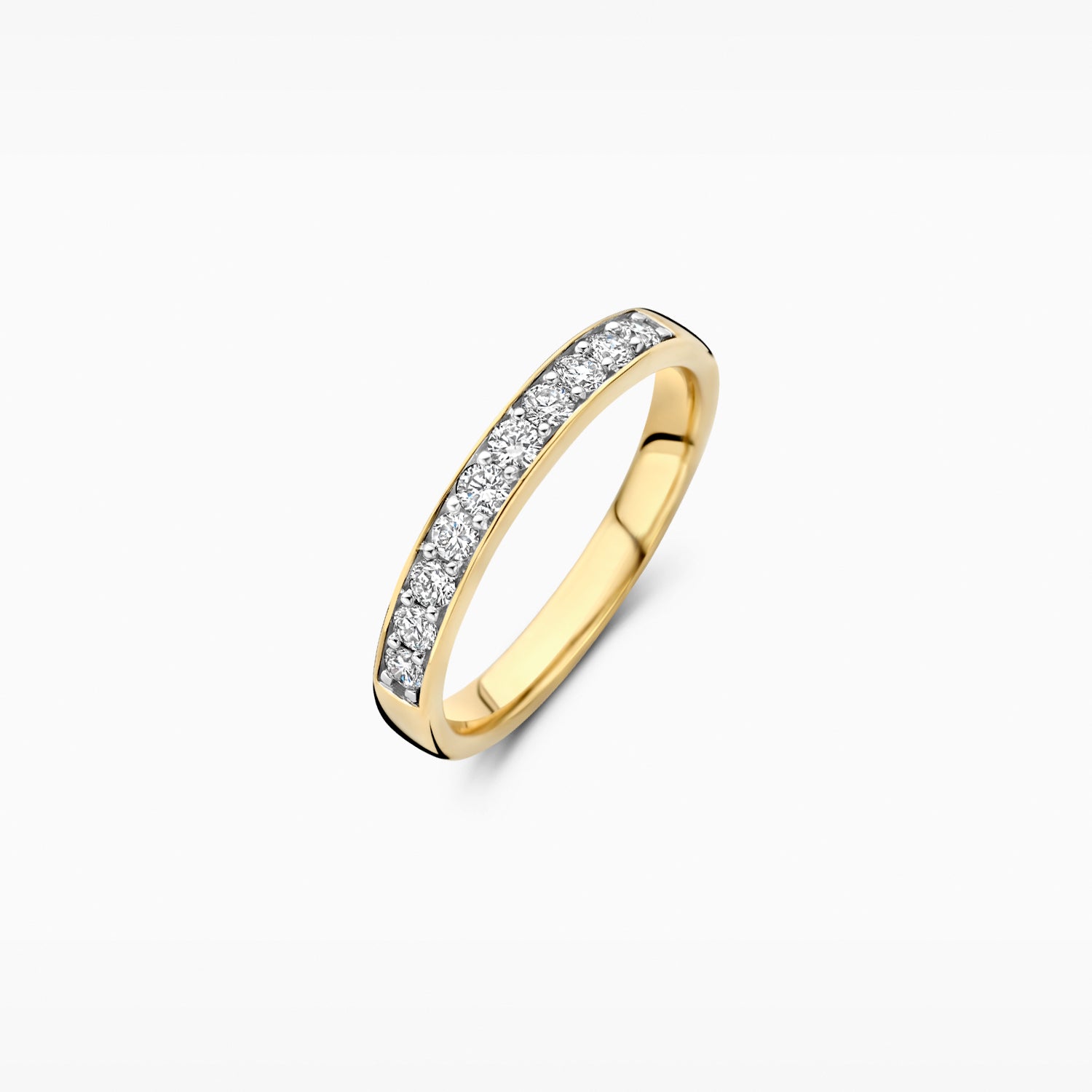Lab diamonds ring LG1035Y - 14k Yellow gold