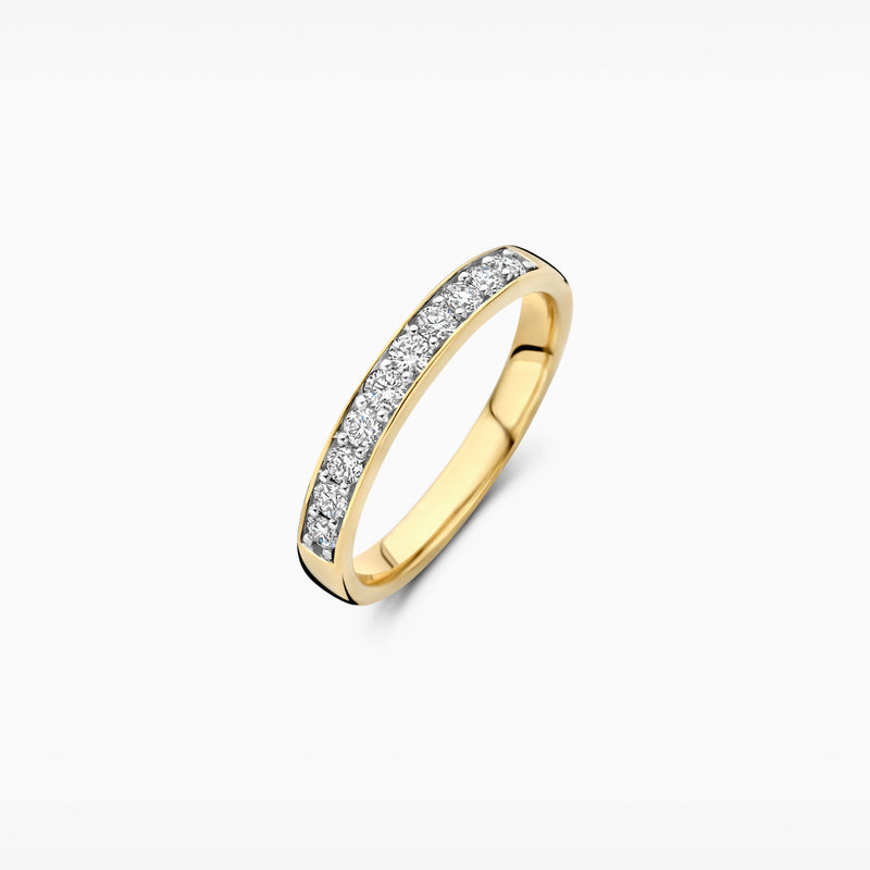 Lab diamonds ring LG1035Y - 14k Yellow gold
