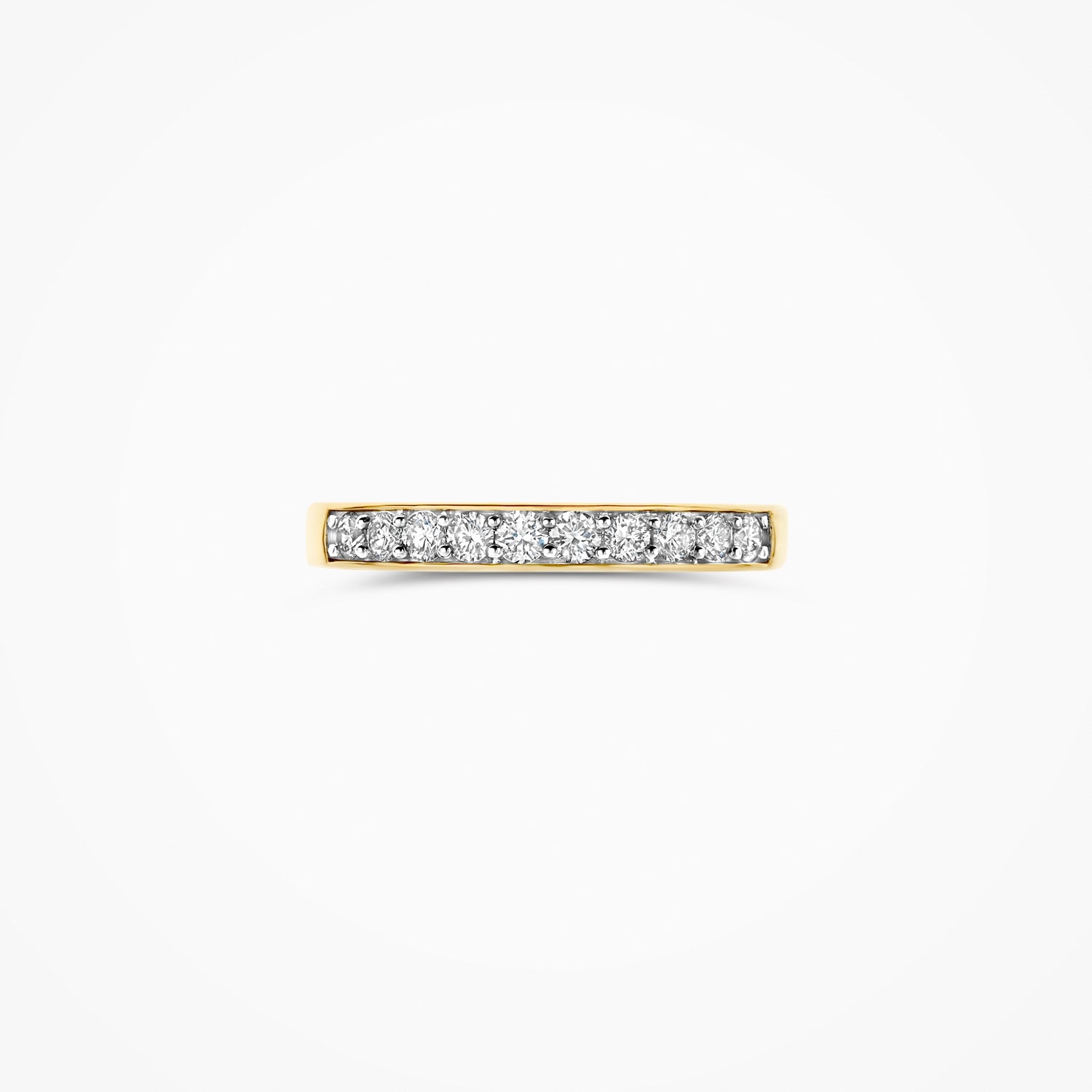 Lab diamonds ring LG1035Y - 14k Yellow gold