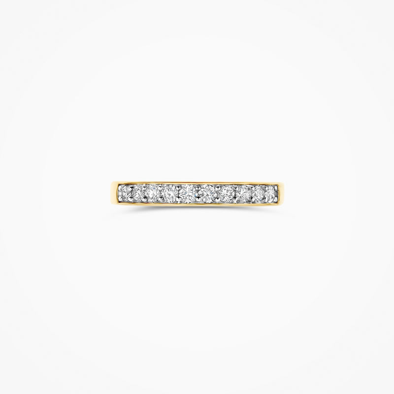 Lab diamonds ring LG1035Y - 14k Yellow gold