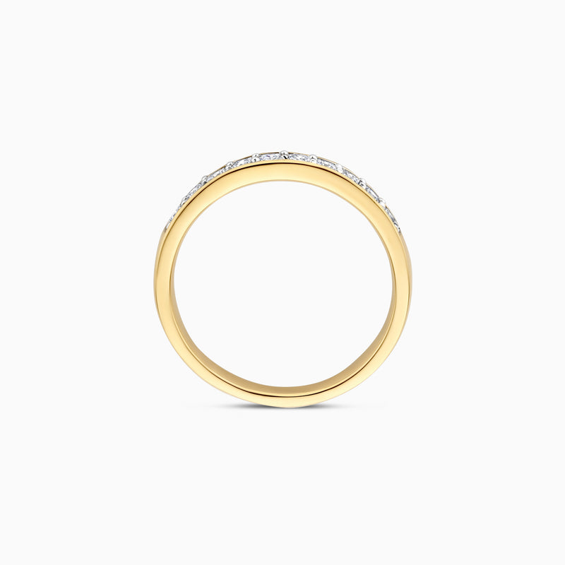 Lab diamonds ring LG1035Y - 14k Yellow gold