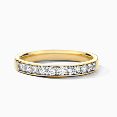 Lab diamonds ring LG1035Y - 14k Yellow gold