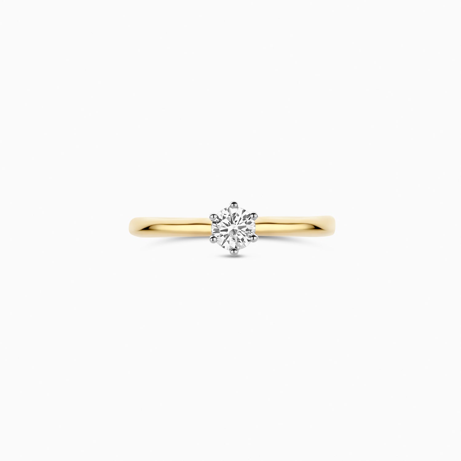 Bague avec diamants de laboratoire LG1037B - 14k Or