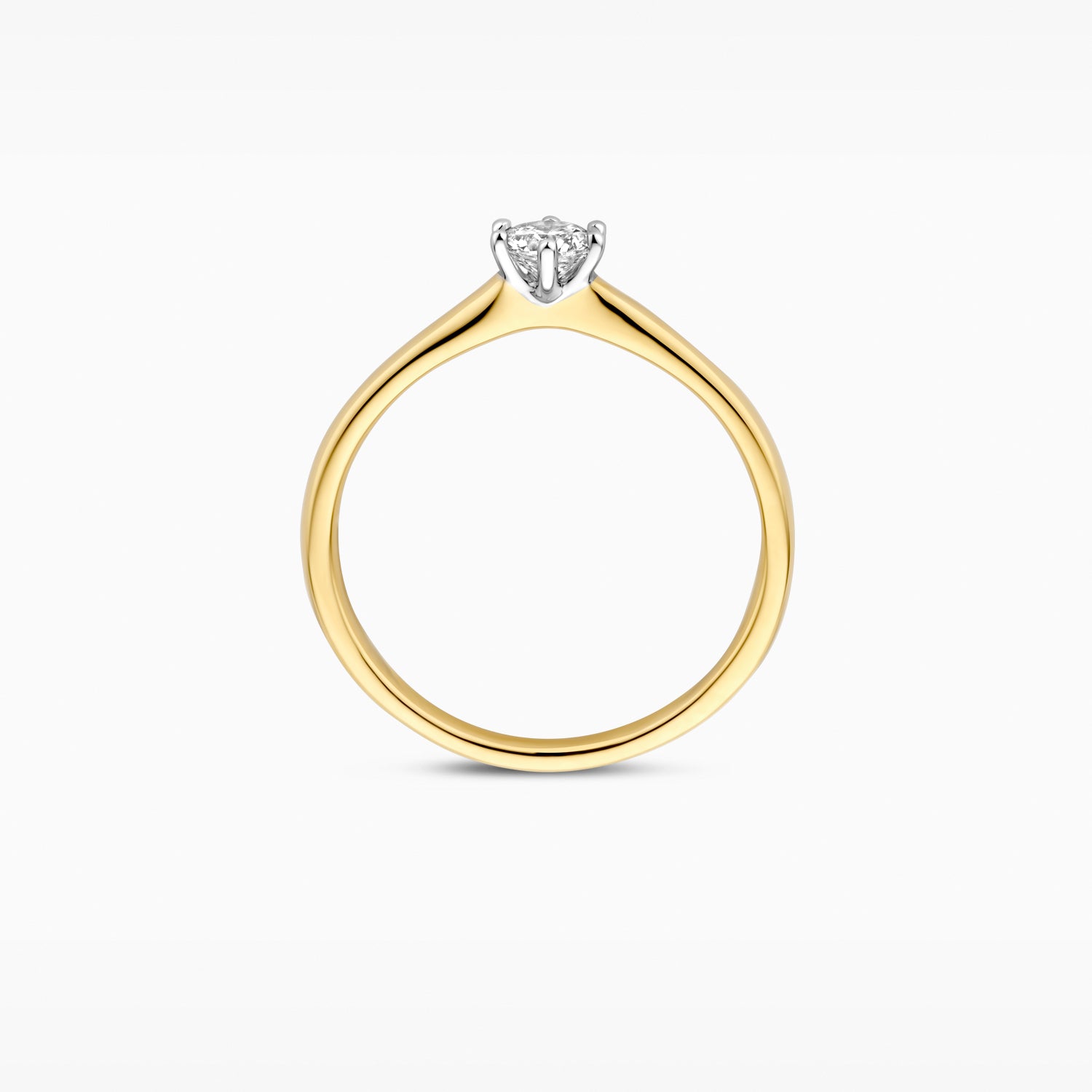 Bague avec diamants de laboratoire LG1037B - 14k Or