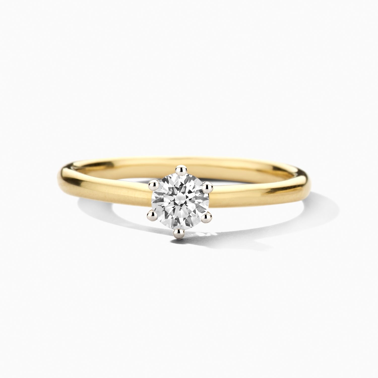Bague avec diamants de laboratoire LG1038B - 14k Or