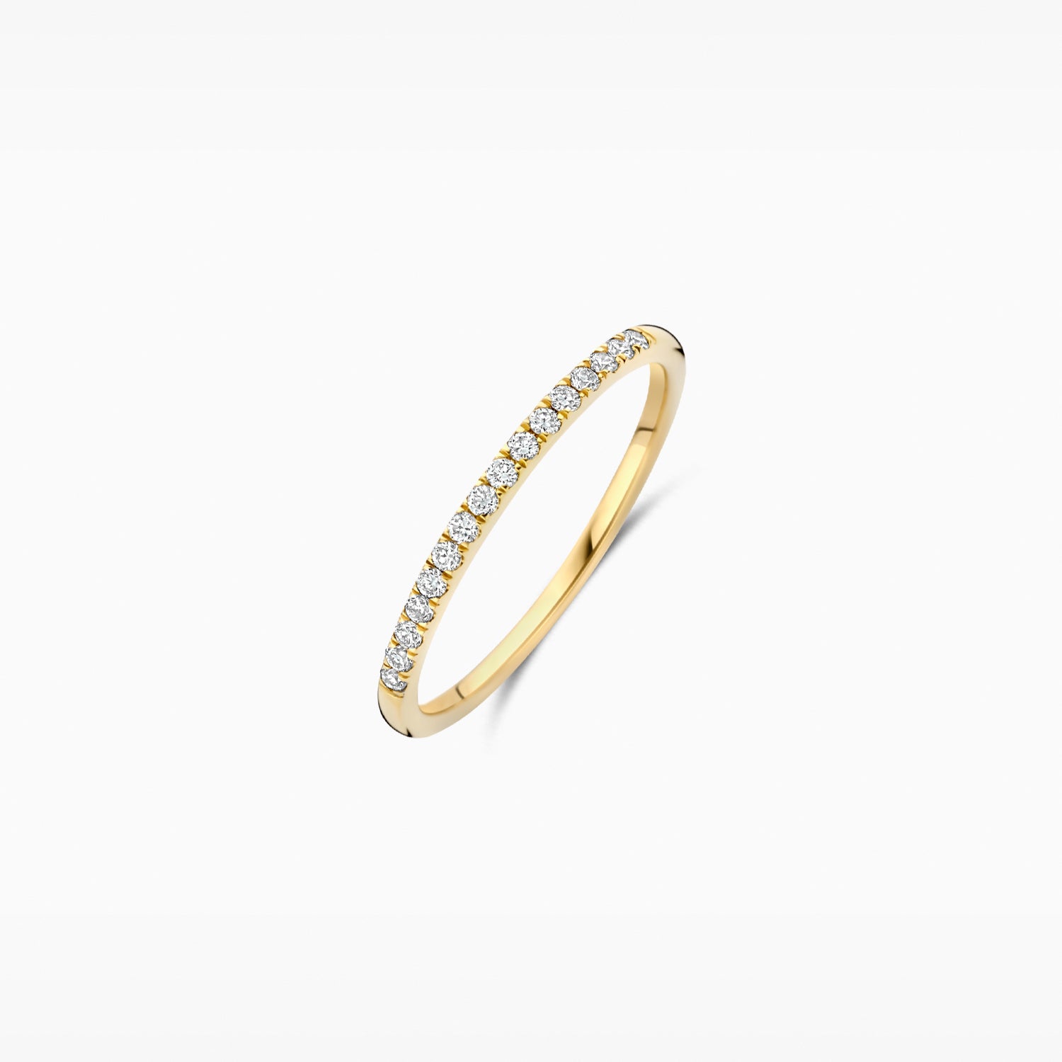 Lab diamonds ring LG1046Y - 14ct Yellow gold