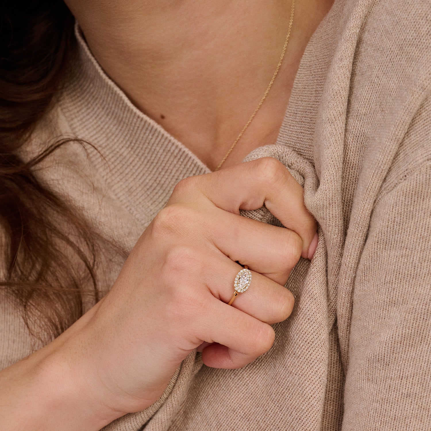 Lab Diamonds Ring LG1052Y - 14k Gold