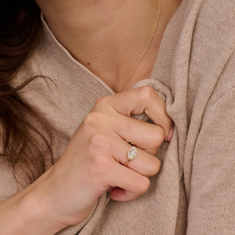 Lab Diamonds Ring LG1052Y - 14k Gold
