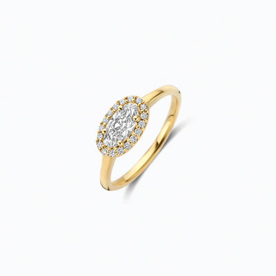 Lab Diamonds Ring LG1052Y - 14k Gold