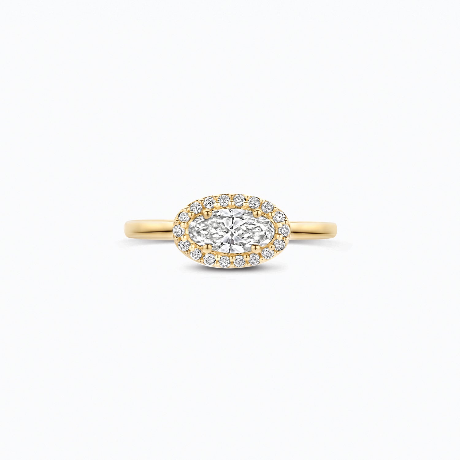 Lab Diamonds Ring LG1052Y - 14k Gold