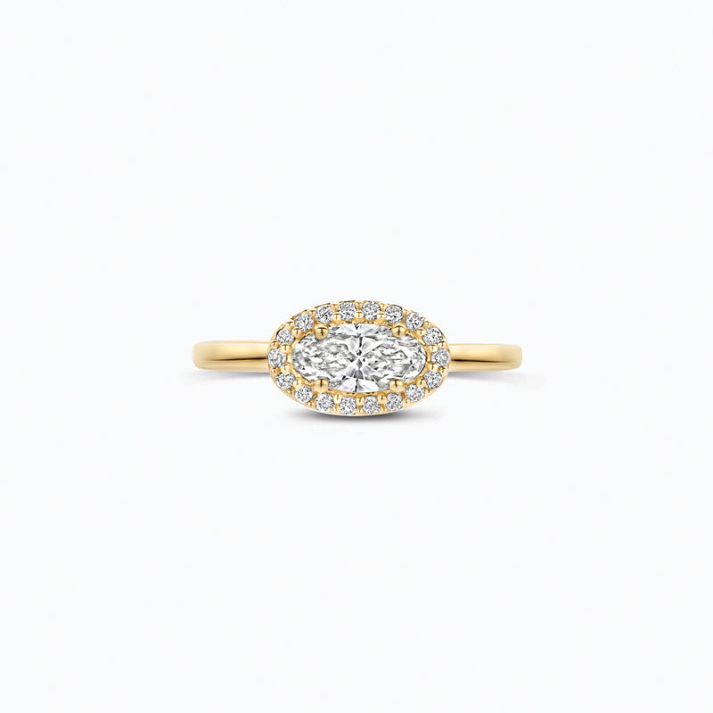 Lab Diamonds Ring LG1052Y - 14k Gold