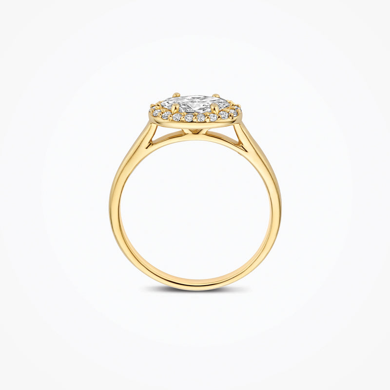 Lab Diamonds Ring LG1052Y - 14k Gold