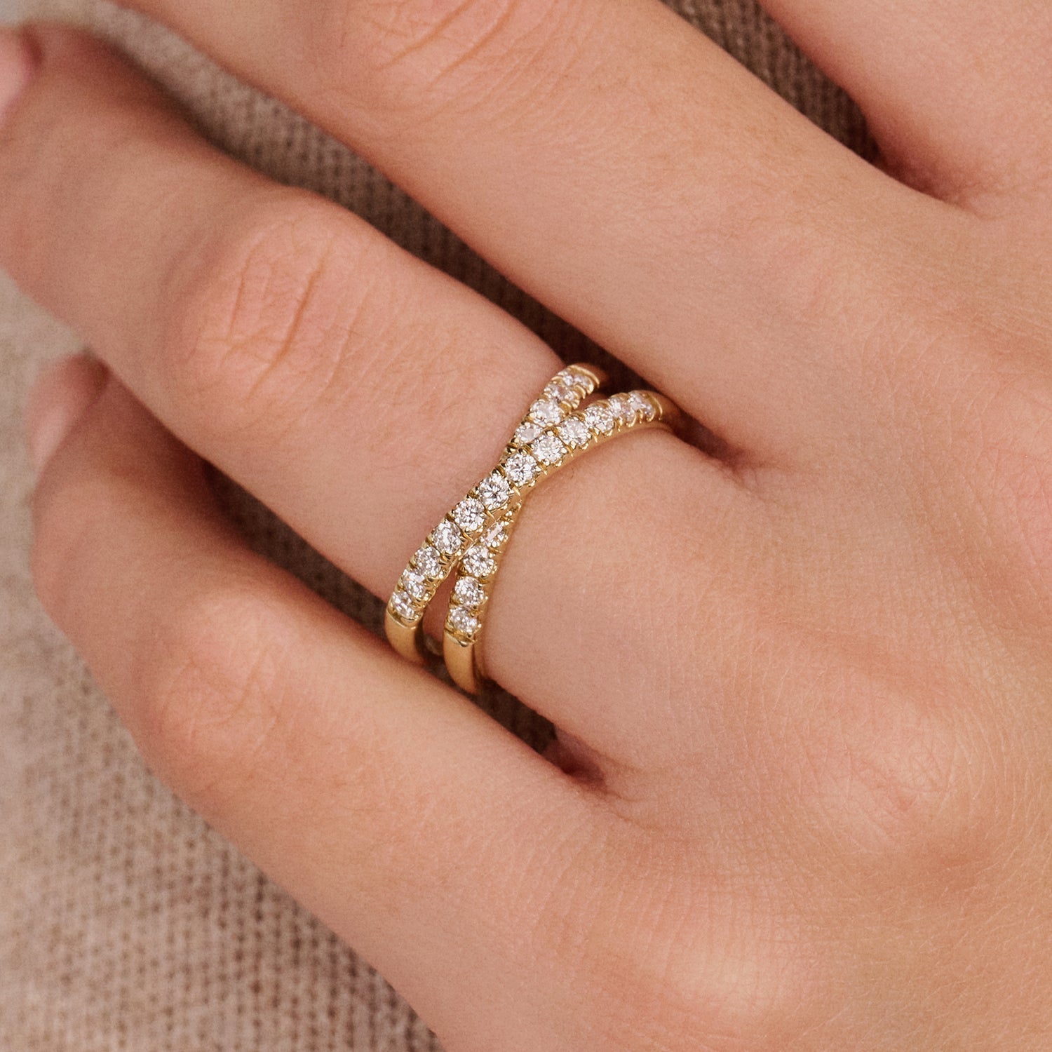 Lab Diamonds Ring LG1055Y – 14k Goud