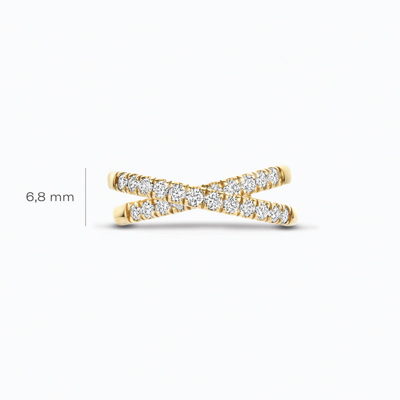 Lab Diamonds Ring LG1055Y - 14k Gold
