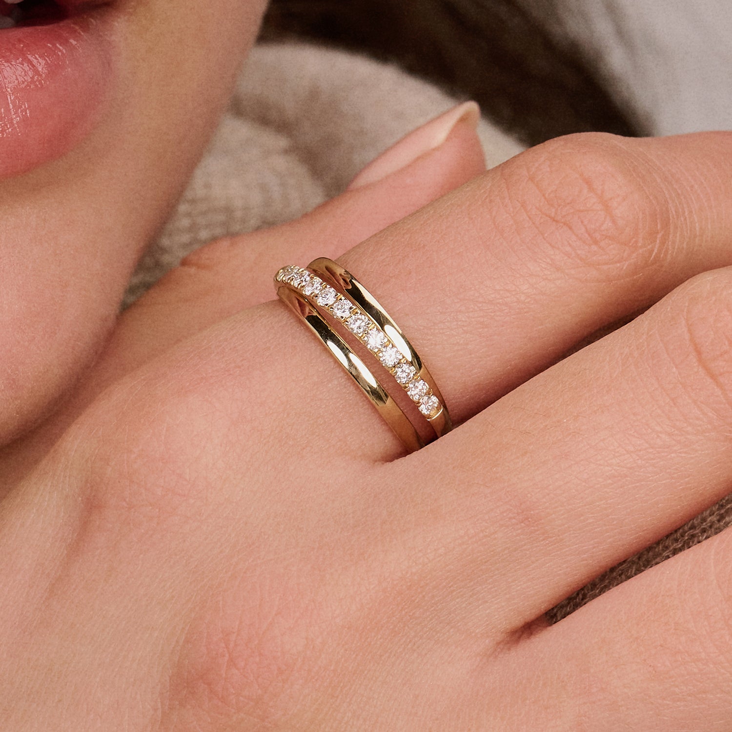 Lab Diamonds Ring LG1056Y – 14k Goud