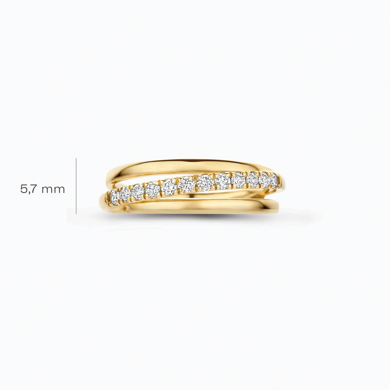Lab Diamonds Ring LG1056Y - 14k Gold