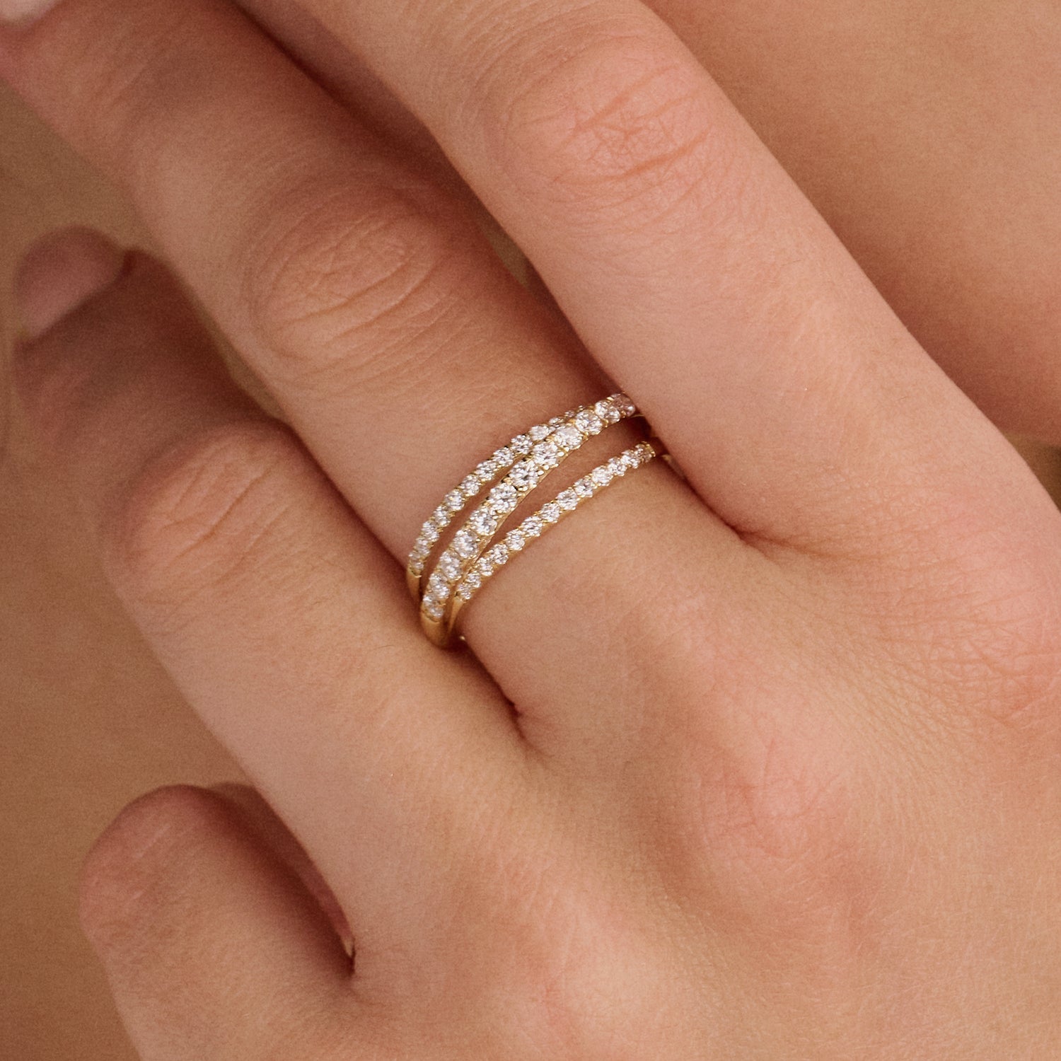Lab Diamonds Ring LG1057Y – 14k Goud